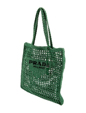 Prada Raffia Grass Tote