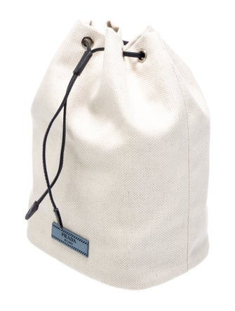 Prada Canvas Bucket Bag