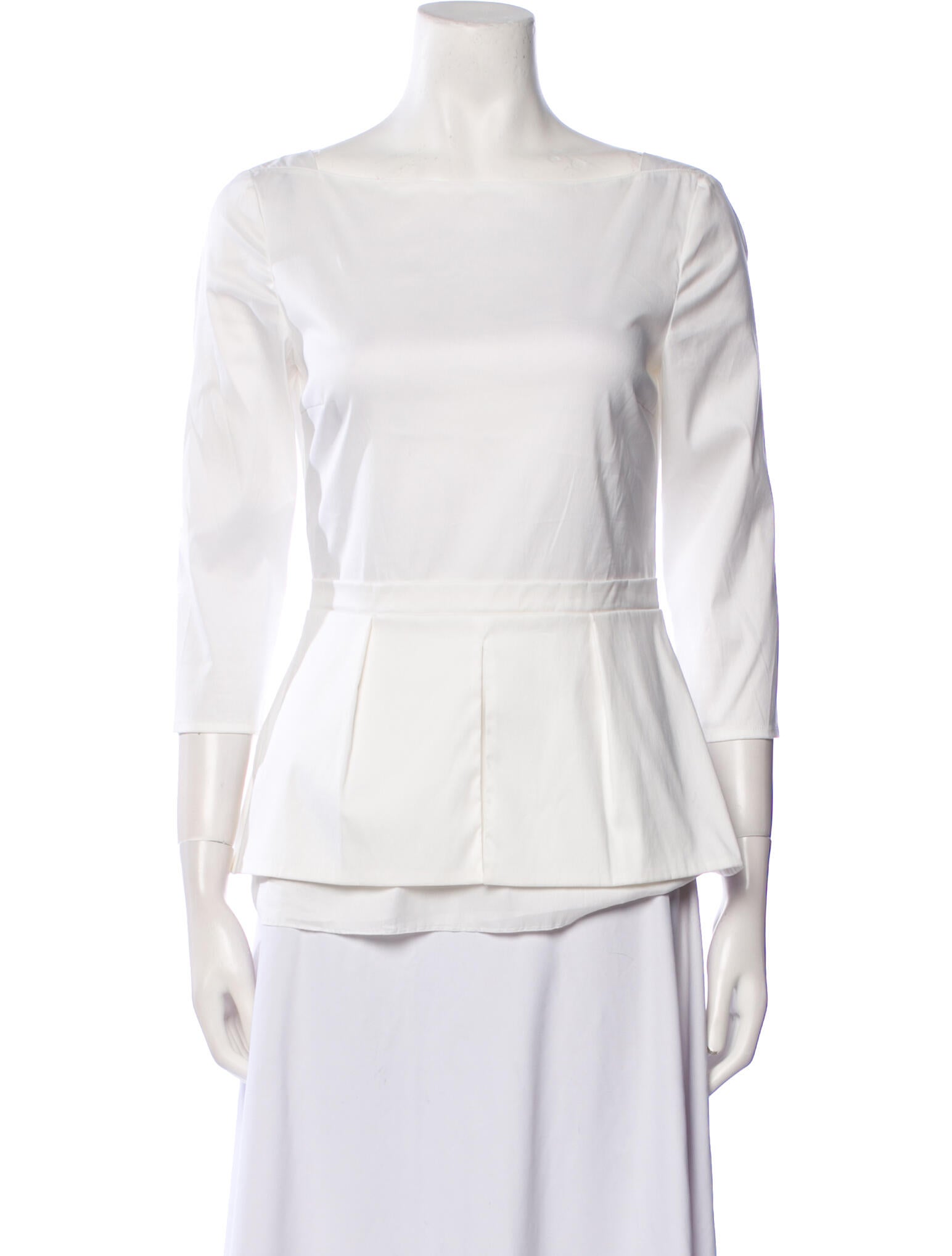 Prada 2013 Bateau Neckline Blouse