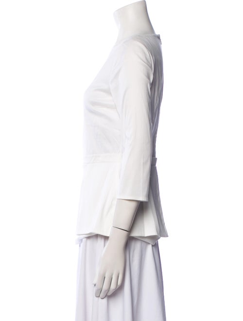 Prada 2013 Bateau Neckline Blouse