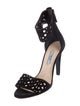 Prada Suede Cutout Accent Sandals