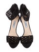 Prada Suede Cutout Accent Sandals