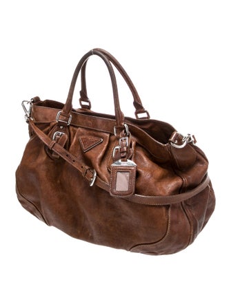 Prada Signature Top Handle Bag