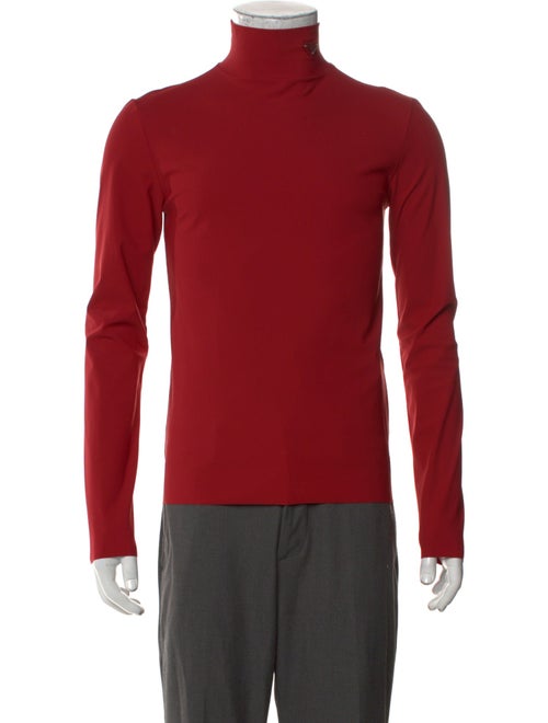 Prada 2021 Enameled Metal Triangle T-Shirt