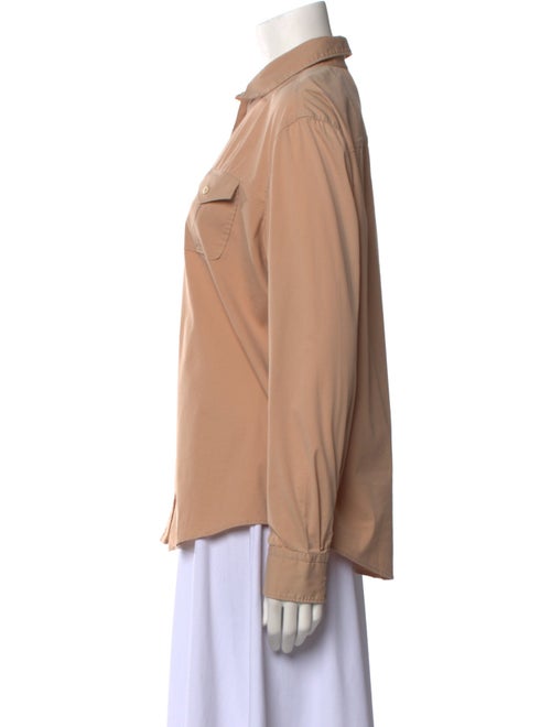 Prada Long Sleeve Button-Up Top