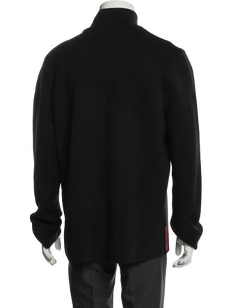 Prada Sport Wool Turtleneck Polo Sweater