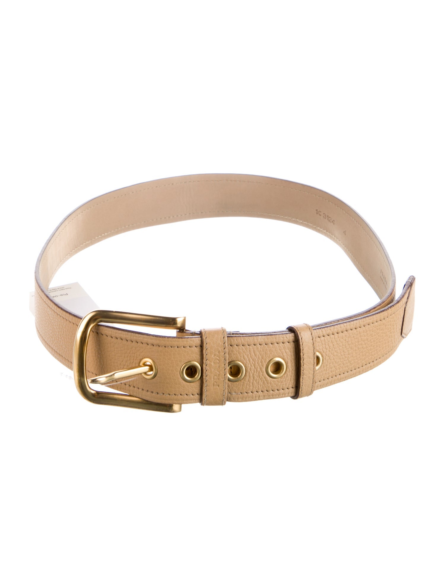 Prada Ponyhair Animal Print Belt - Belts, Accessories - PRA221357 