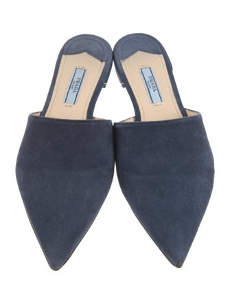 Prada Suede Mules