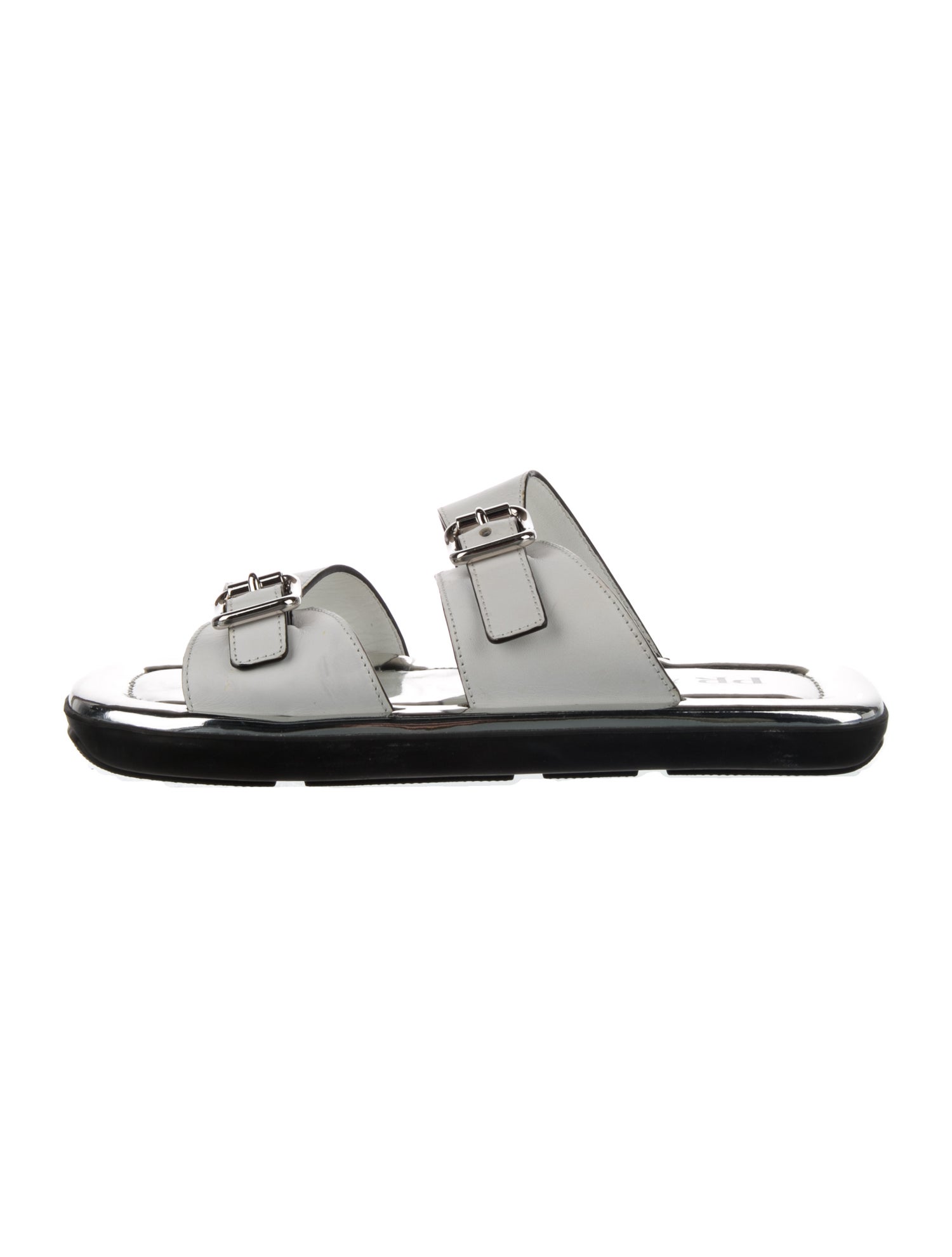 Prada Leather Slides