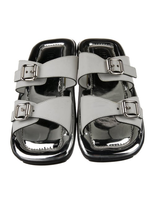 Prada Leather Slides