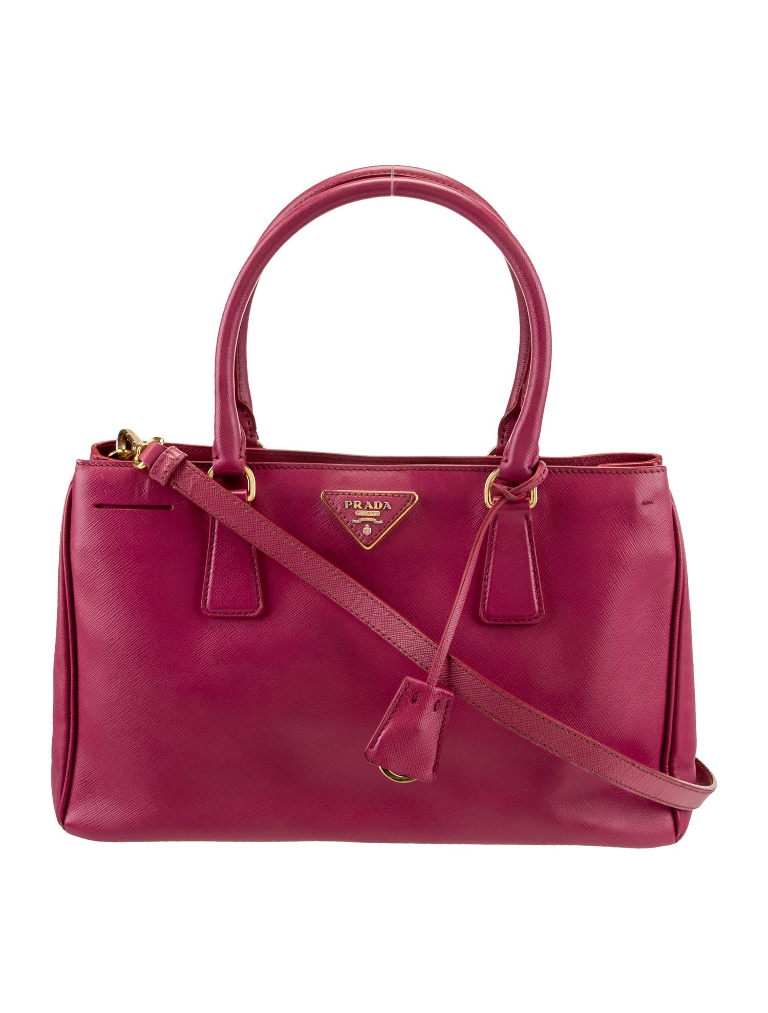 Prada Saffiano Lux Leather Galleria Double Zip Medium