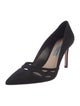 Prada Suede D'Orsay Pumps