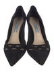 Prada Suede D'Orsay Pumps