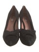 Prada Suede Bow Accents Pumps