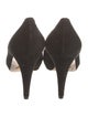 Prada Suede Bow Accents Pumps