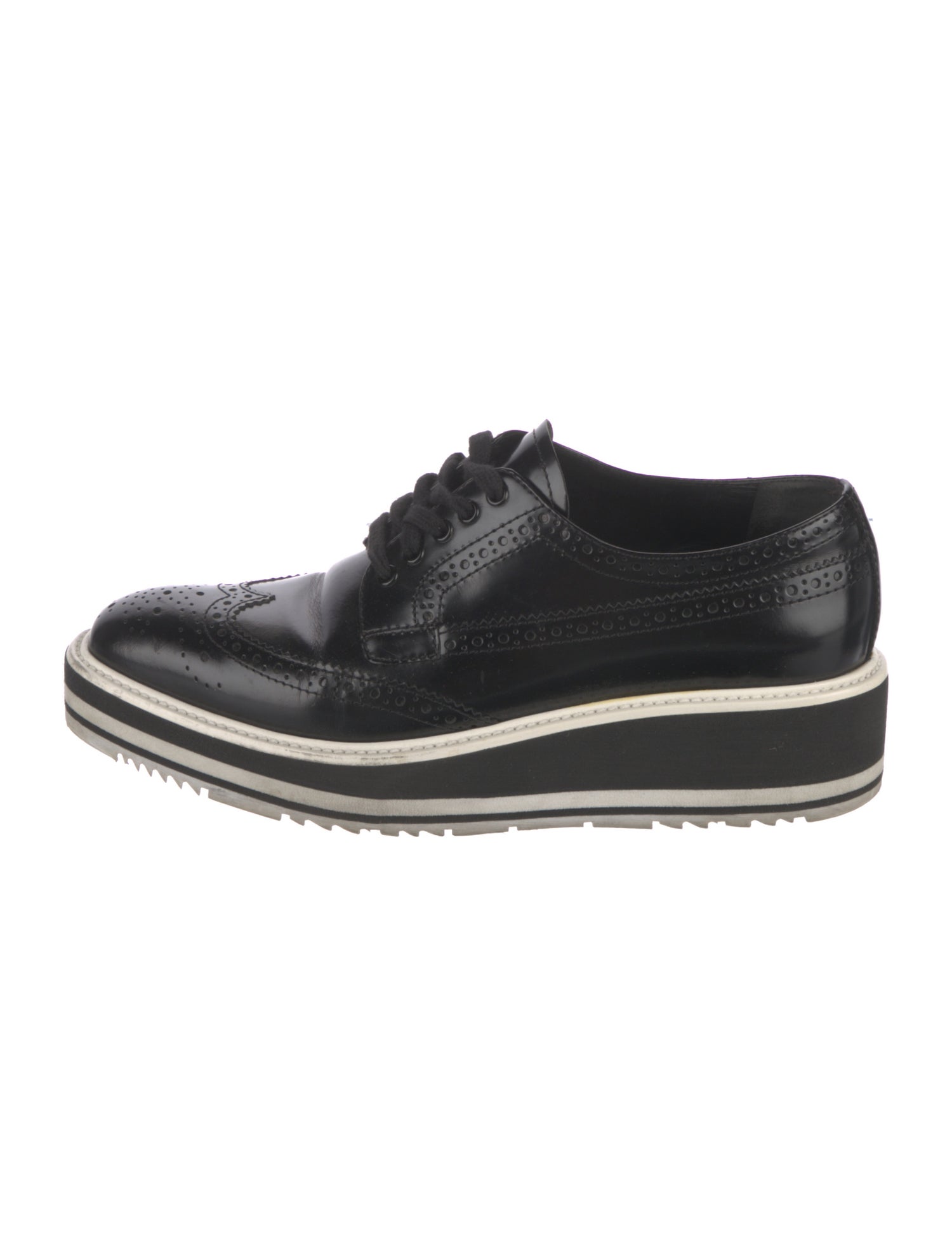 Prada Leather Oxfords