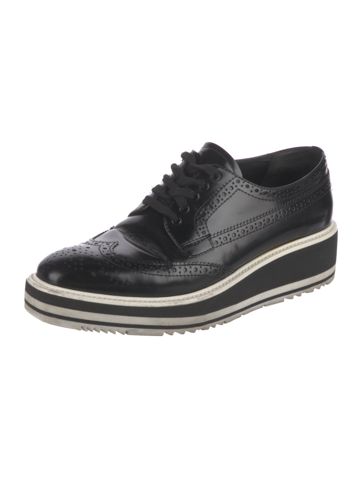 Prada Leather Oxfords