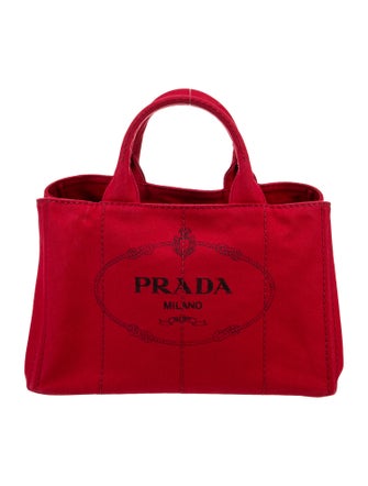 Prada Enameled Metal Triangle Top Handle Bag Medium