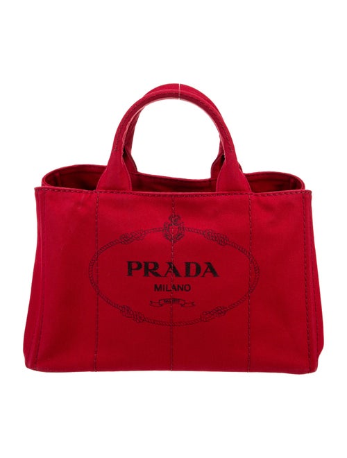 Prada Enameled Metal Triangle Top Handle Bag Medium