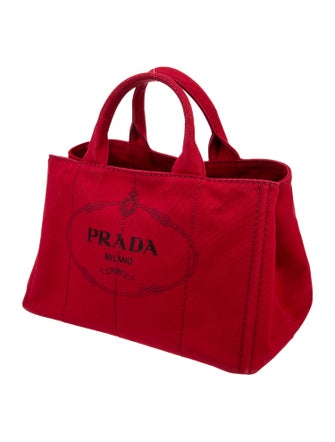 Prada Enameled Metal Triangle Top Handle Bag Medium