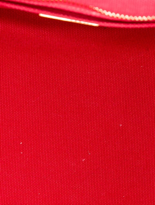 Prada Enameled Metal Triangle Top Handle Bag Medium