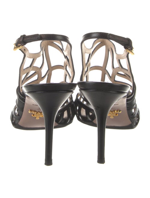Prada Leather Gladiator Sandals