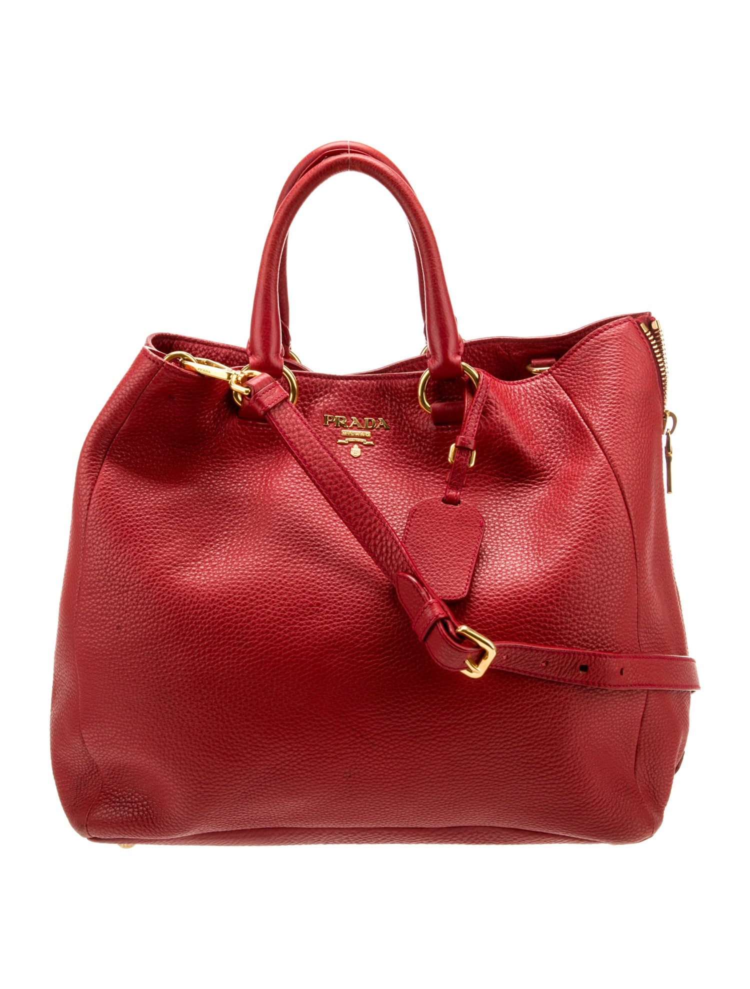 Prada Vitello Daino Leather Shoulder Bag