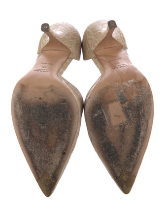 Prada Leather D'Orsay Pumps