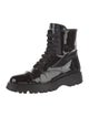 Prada Patent Leather Combat Boots