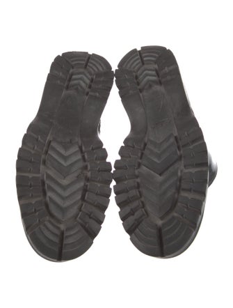 Prada Patent Leather Combat Boots