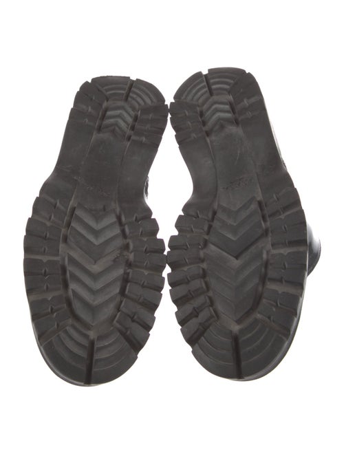 Prada Patent Leather Combat Boots