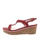 Prada Suede T-Strap Sandals