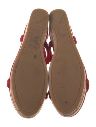 Prada Suede T-Strap Sandals