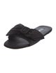 Prada Satin Bow Accents Slides