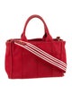 Prada Canvas Top Handle Bag