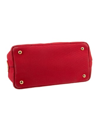Prada Canvas Top Handle Bag