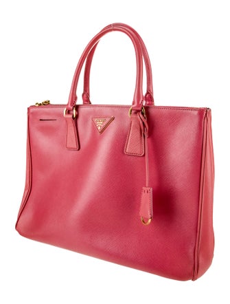 Prada Saffiano Lux Leather Galleria Double Zip Large