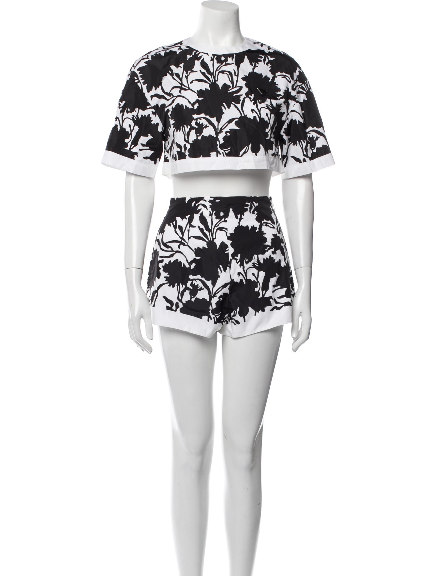 Prada 2022 Floral Print Short Set