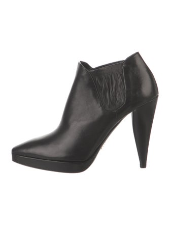 Prada Leather Chelsea Boots