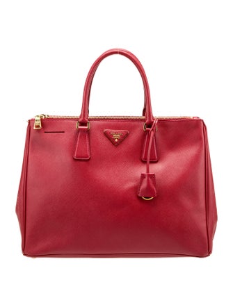 Prada Saffiano Lux Leather Galleria Double Zip Large