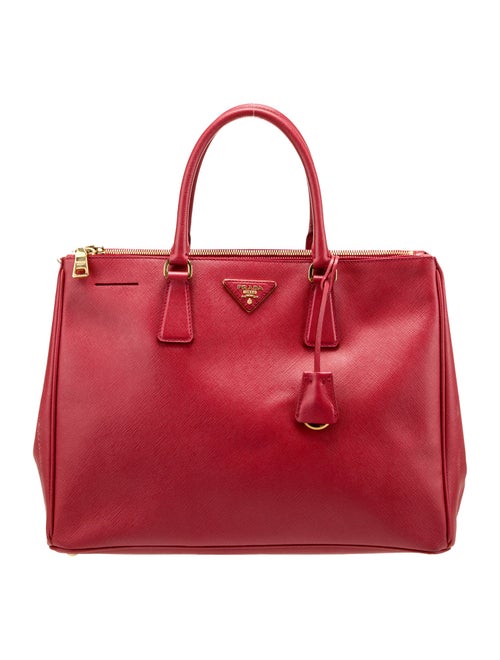 Prada Saffiano Lux Leather Galleria Double Zip Large