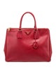 Prada Saffiano Lux Leather Galleria Double Zip Large