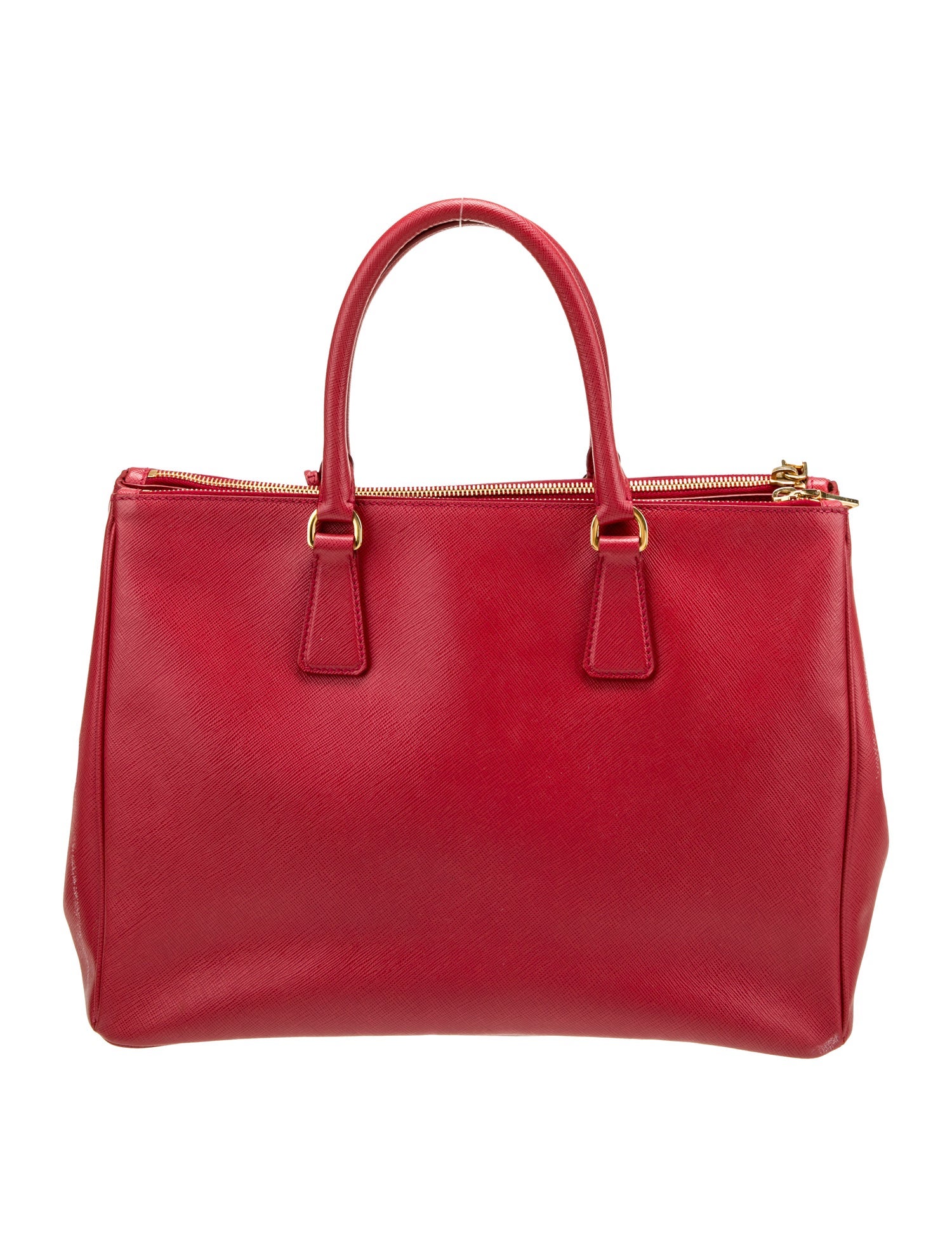 Prada Saffiano Lux Leather Galleria Double Zip Large