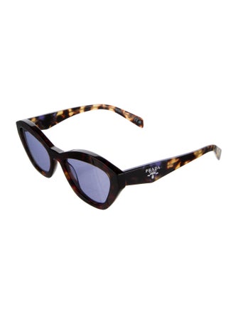 Prada Cat-Eye Mirrored Sunglasses