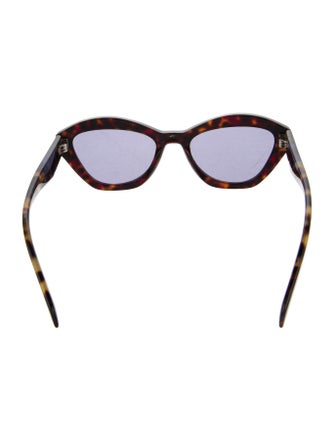 Prada Cat-Eye Mirrored Sunglasses
