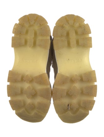 Prada Leather Hiking Boots