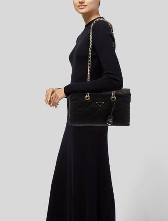 Prada Saffiano Leather Shoulder Bag Small