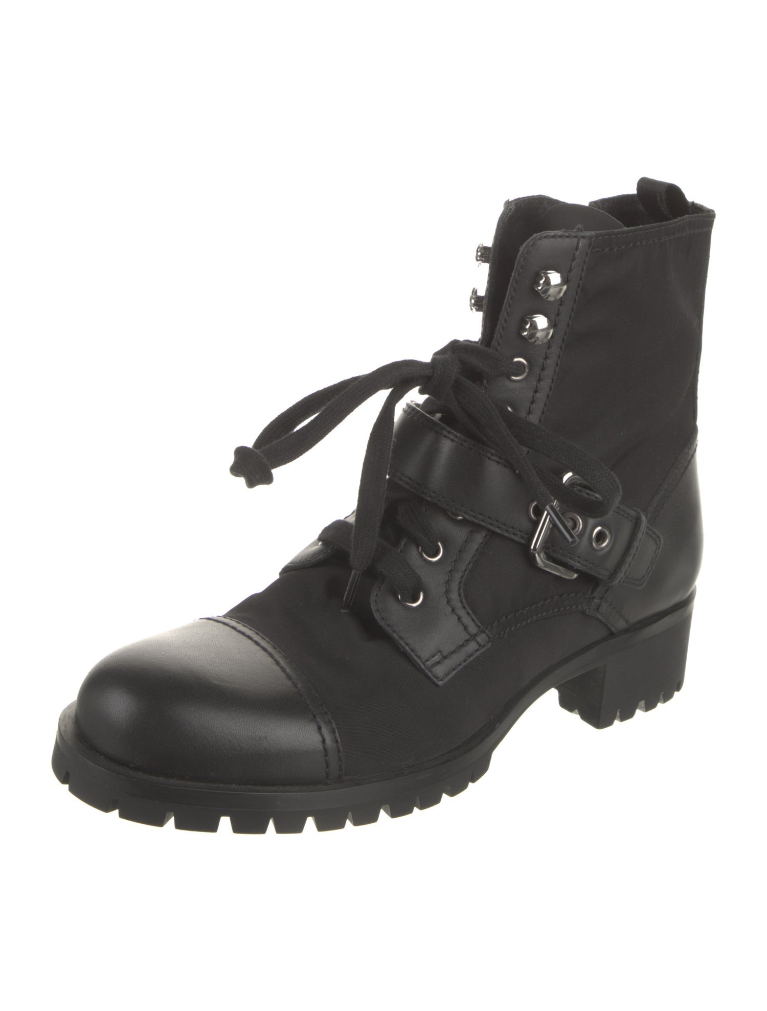 Prada Combat Boots