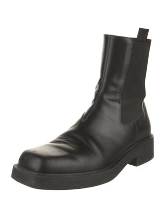Prada Leather Chelsea Boots