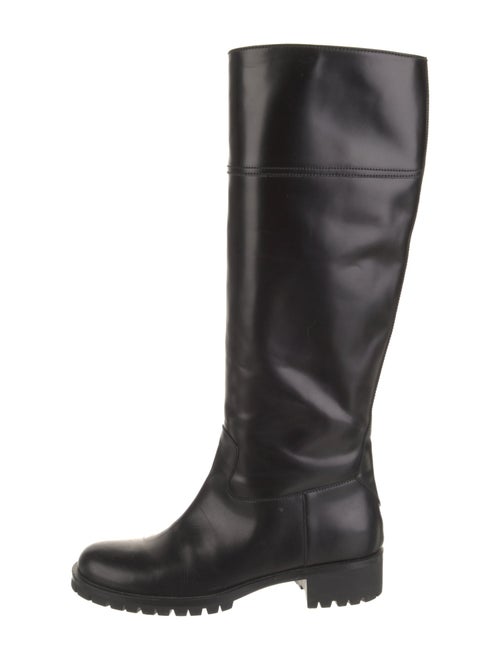 Prada Leather Riding Boots